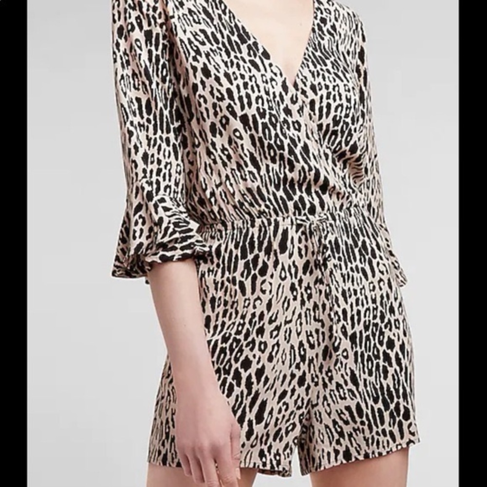 Express Animal Print Jumpsuit XS